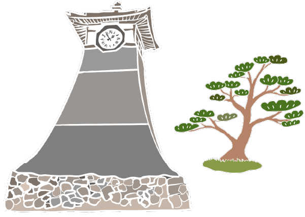 兵庫出石辰鼓楼時計台